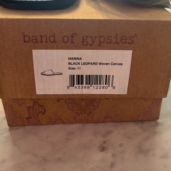 Marina Black Leopard Woven Canvas (Band of Gypsies) - Picture 4 of 4